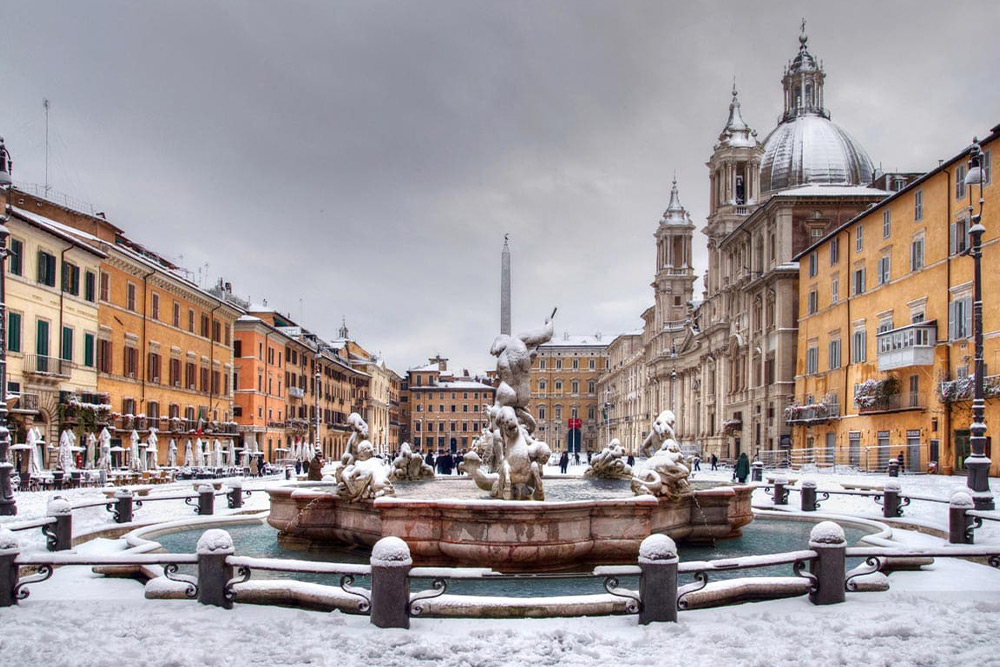 Rome in winter