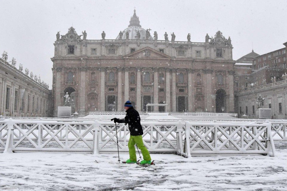 Vatican in winter