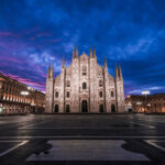 Night tours of Milan