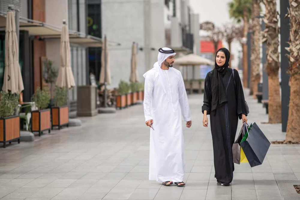 Appropriate clothing coverage in Dubai for men