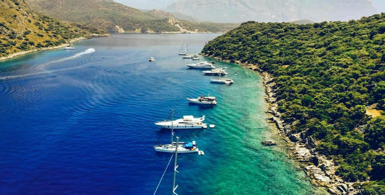 جزیره جمیلر نزدیک فتحیه؛ طبیعت بکر و آرام شبیه مالدیو ترکیه