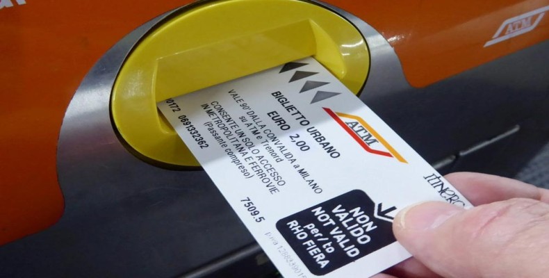 بلیط مترو میلان و نحوه استفاده از دستگاههای بلیطفروشی