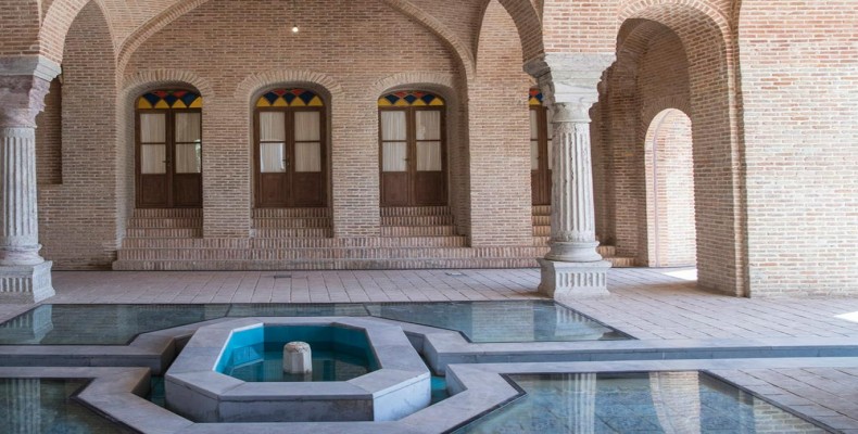 حوضخانه و معماری قاجاری در خانه اتحادیه تهران
