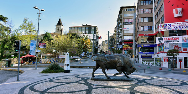 Istanbul bull statue
