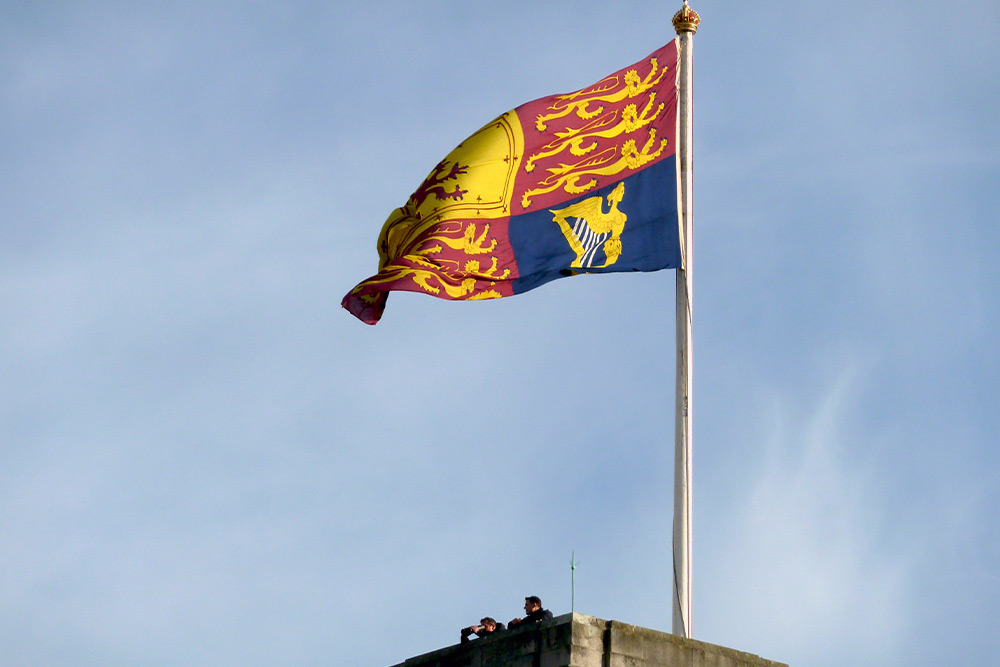 A flag called the Royal Standard
