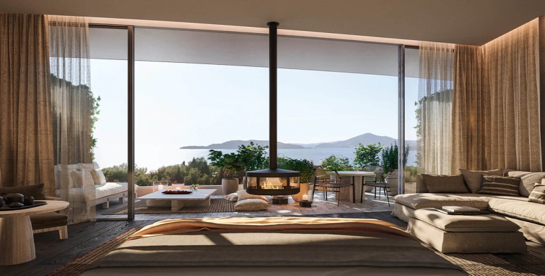 سوئیت لوکس هتل جانو توکیو با چشمانداز شهری و طراحی مینیمال ژاپنی