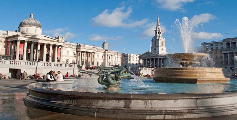 میدان ترافالگار و ورودی گالری ملی لندن؛ از دیدنی‌های رایگان فرهنگی