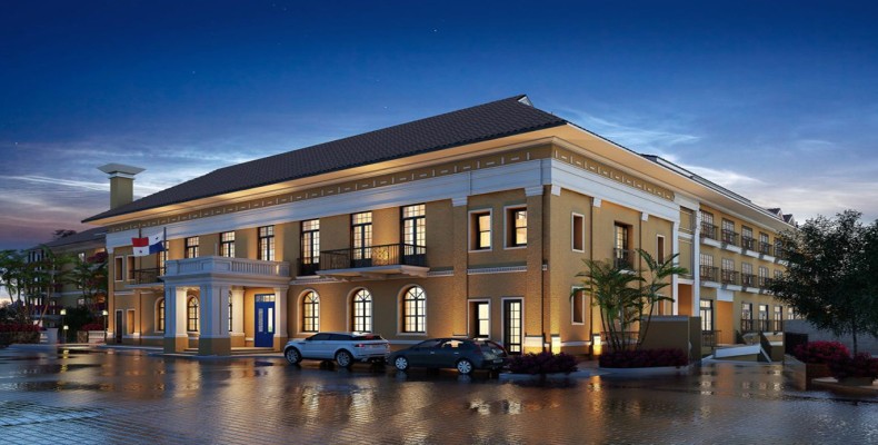 نمای بیرونی هتل سوفیتل لجند کاسکو ویخو پاناما در بافت تاریخی پاناما سیتی