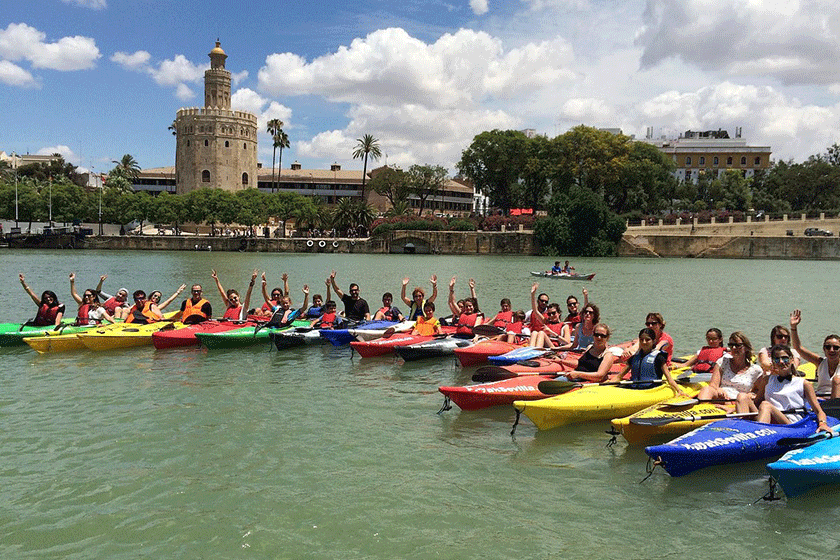 Kayaking in Seville