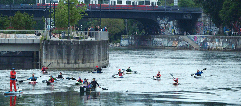 Water sports in Vienna