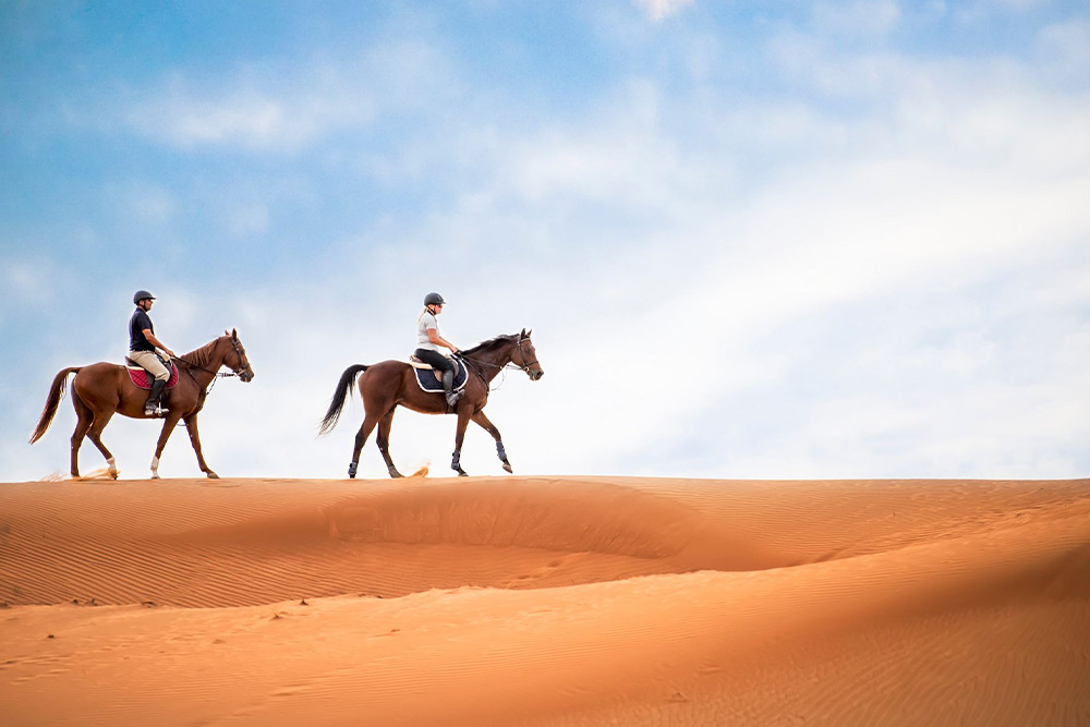 تفریحات دبی در صحرا 