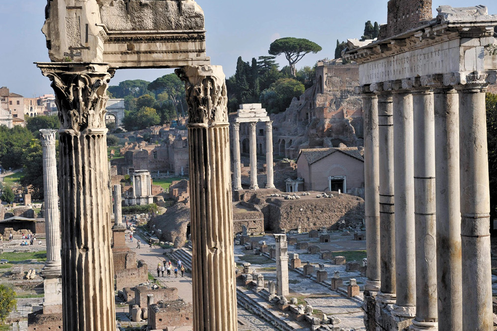 Ruins of ancient Rome
