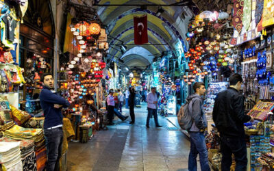 Kapali Charshi fabric market in Istanbul