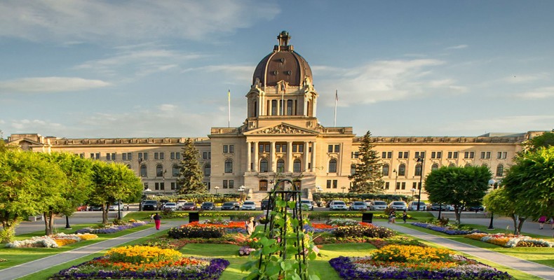 نمای شهر رجینا کانادا، شهری هنری و فرهنگی در قلب ساسکاچوان