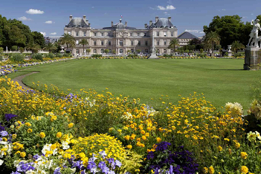 Jardin du Luxembourg in February