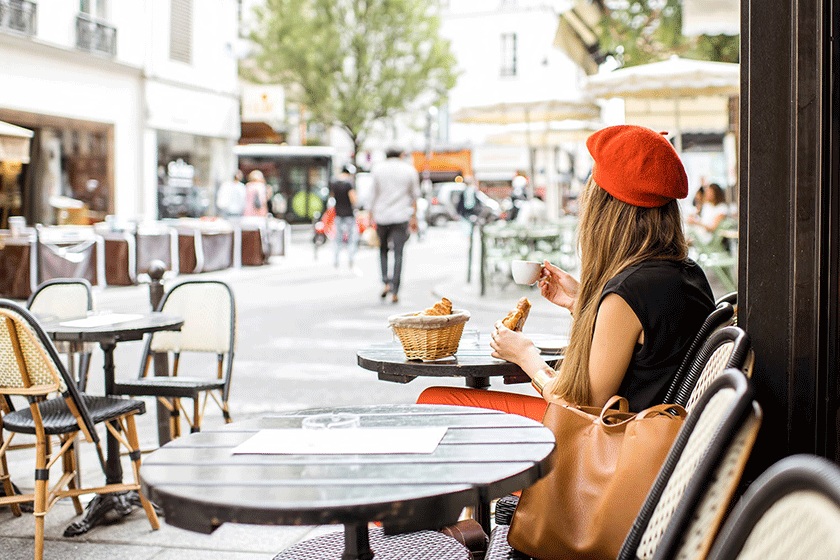 Paris outdoor cafes