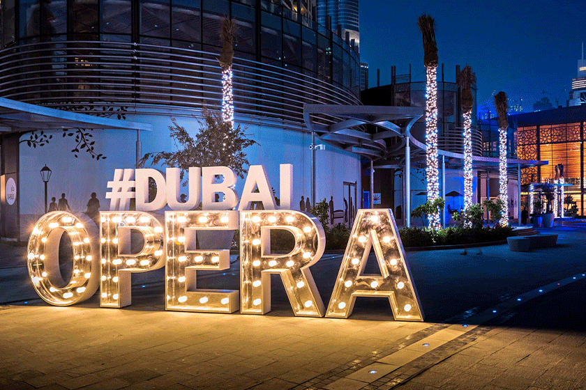 A musical night at the Dubai Opera