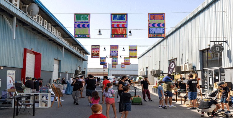 خیابان آلسرکال دبی؛ یکی از مکان های اینستاگرامی دبی برای عکسهای خیابانی و هنری