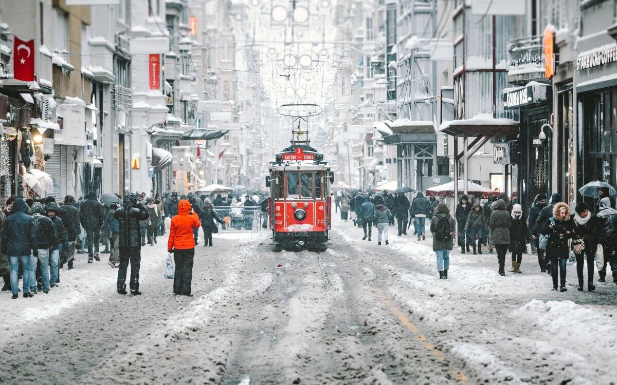 آب و هوای استانبول در دی ماه