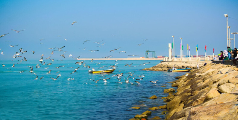 بوشهر و سواحل زیبایش در زمستان