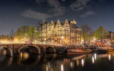 جاهای دیدنی آمستردام در شب
