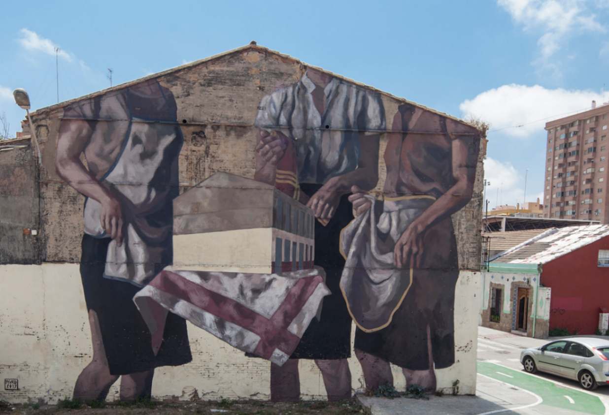 هنر خیابانی در والنسیا 