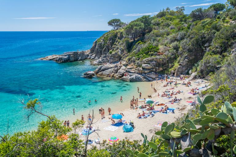 بهترین سواحل ایتالیا؛ Cavoli Beach, Elba