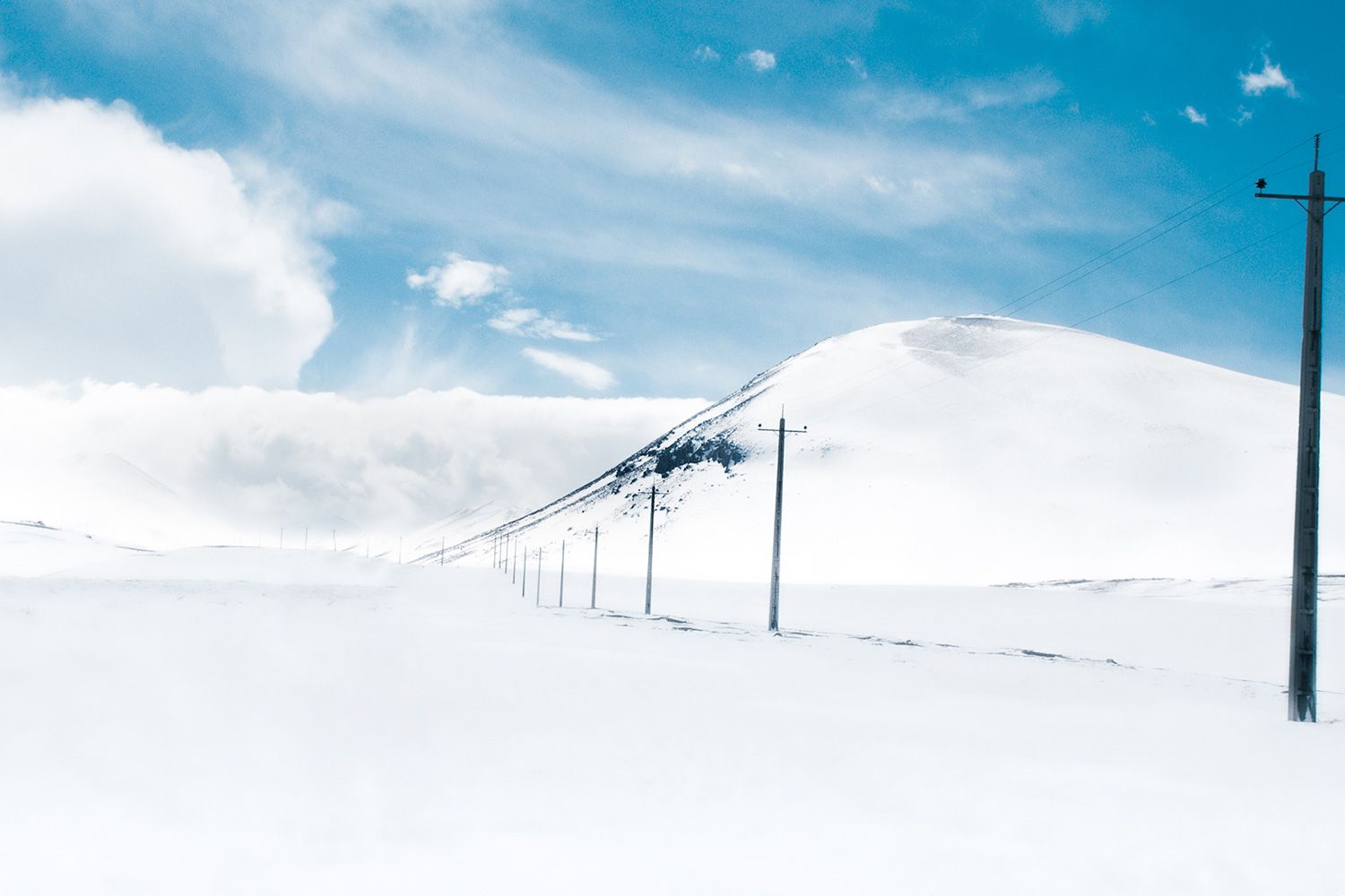 سفر به تبریز در زمستان؛ پیست اسکی سهند