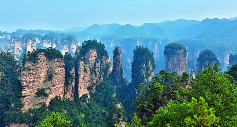 پارک جنگلی ملی ژانگ جیاجی ؛ یکی از عجیب ترین پارک های ملی چین