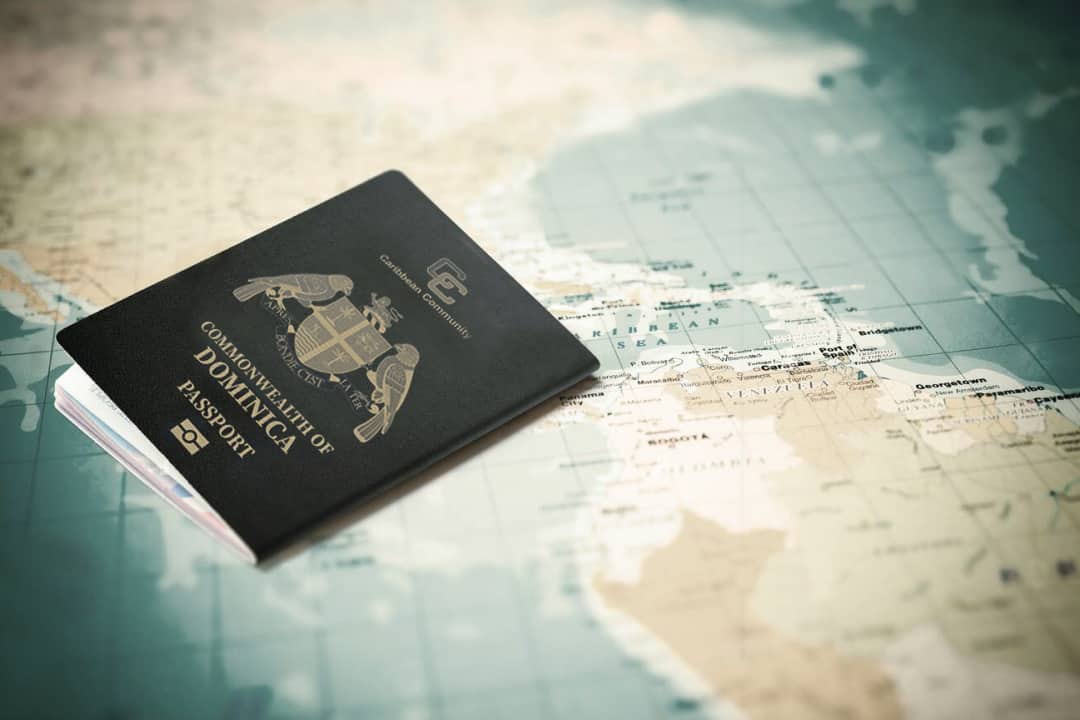 کشورهای بدون ویزا با پاسپورت دومینیکا