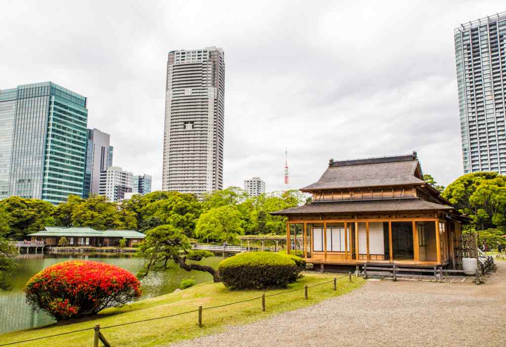 باغ های ژاپنی در توکیو؛ Hamarikyu Gardens