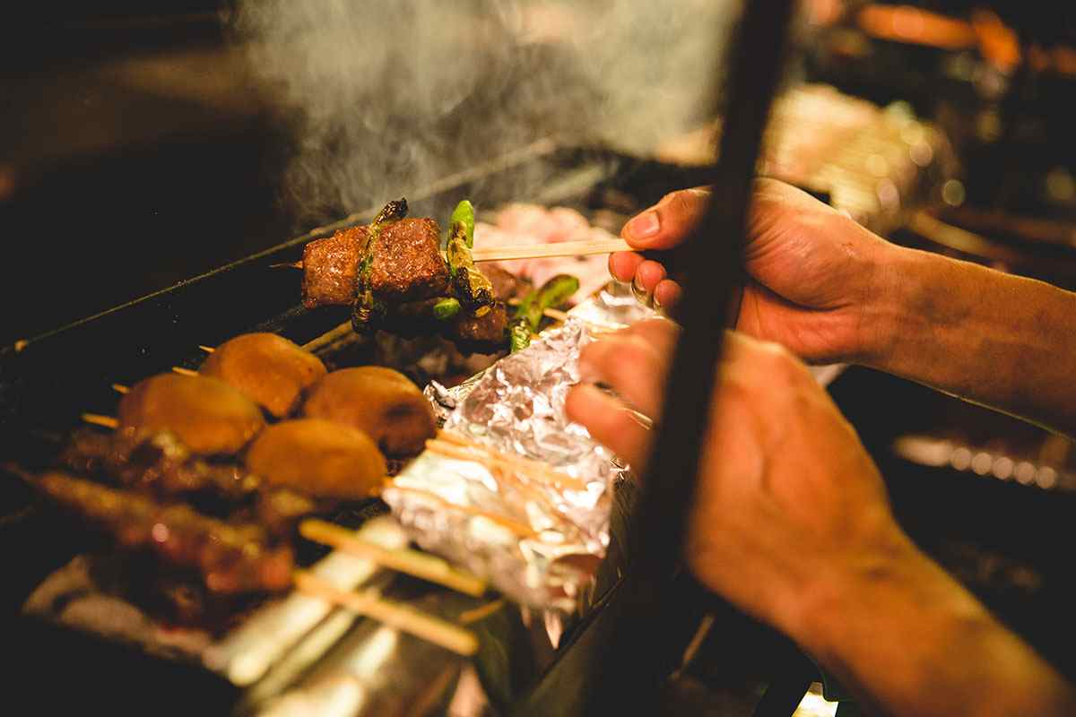 کباب ‌زغالی در توکیو