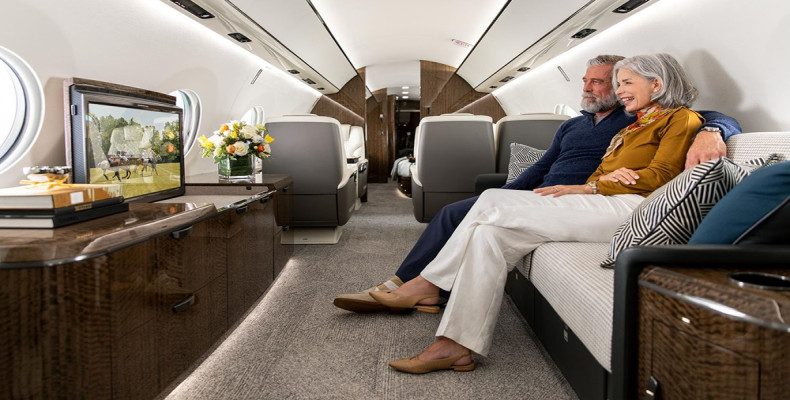 لوکس ترین هواپیماهای جهان؛ Gulfstream G700