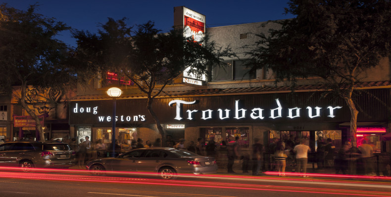 تجربه اجرای زنده در The Troubadour لس آنجلس