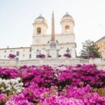 شهر زیبای رم در بهار و گل های رنگارنگ