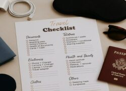 چک لیست سفر